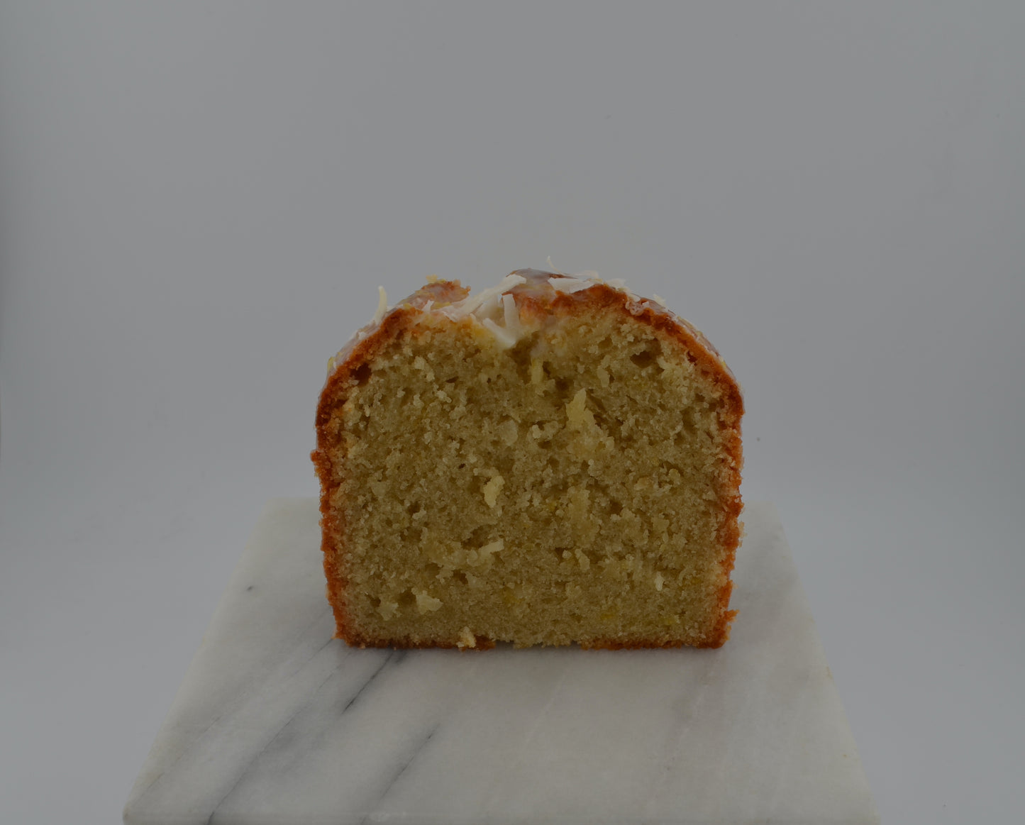 Lemon Coconut Loaf Cake with Lemon Glaze (Dairy Free)
