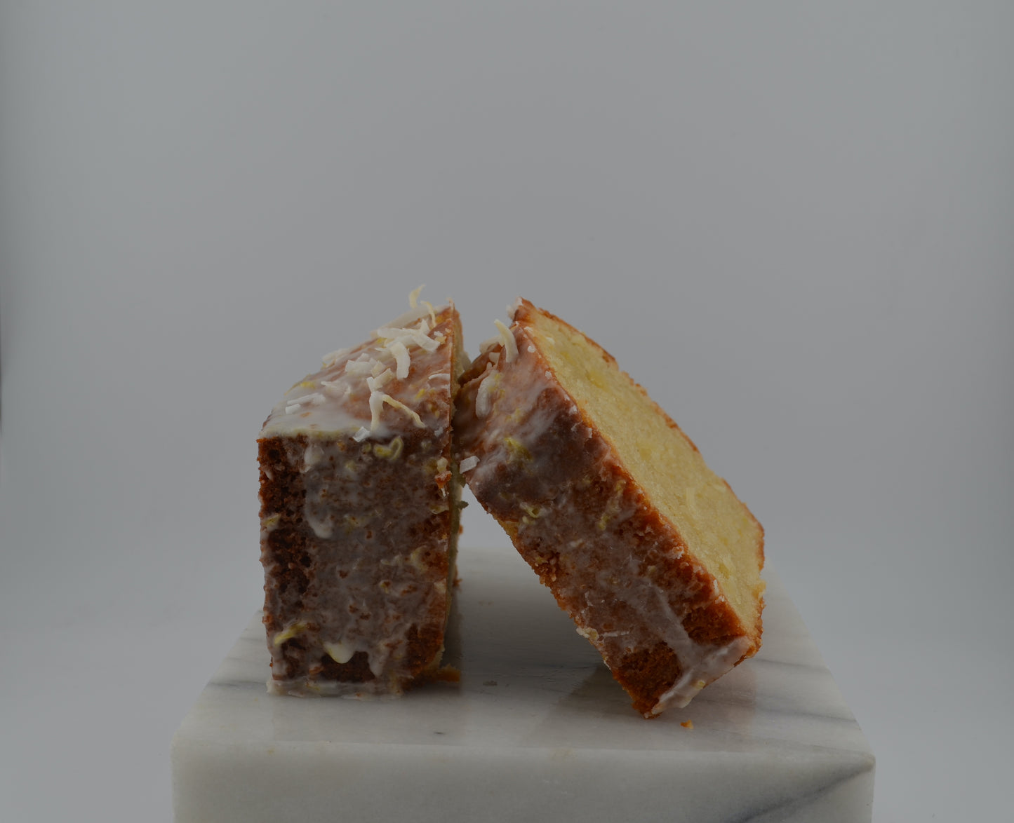 Lemon Coconut Loaf Cake with Lemon Glaze (Dairy Free)