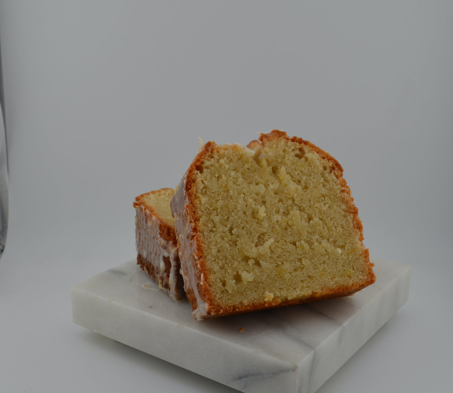 Lemon Coconut Loaf Cake with Lemon Glaze (Dairy Free)