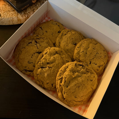 Pumpkin Chocolate Chip Cookies - 6 Large Cookies - Available Gf/Vegan